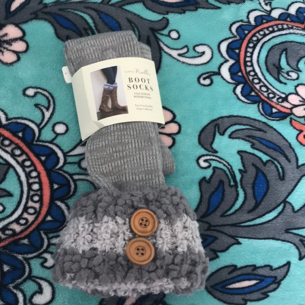 New never worn boot socks